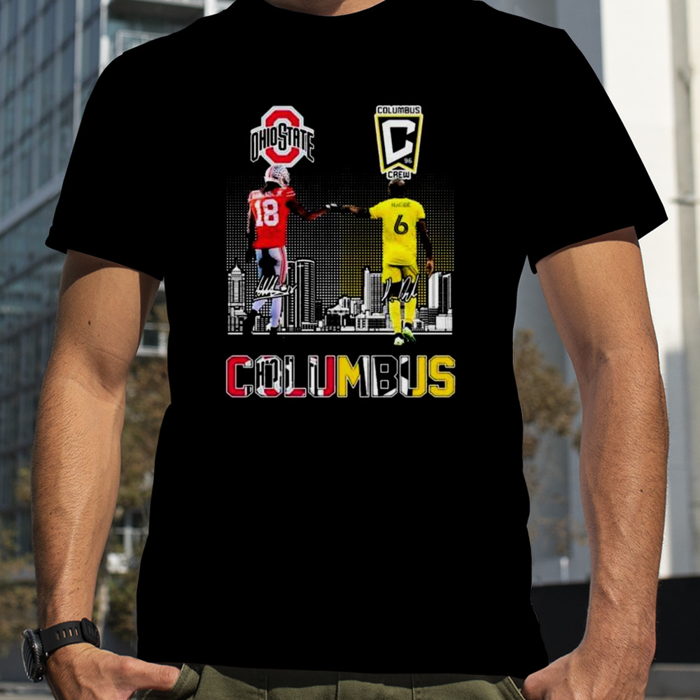 Columbus Sports Teams Marvin Jr And Darlington Nagbe Signatures T-Shirt