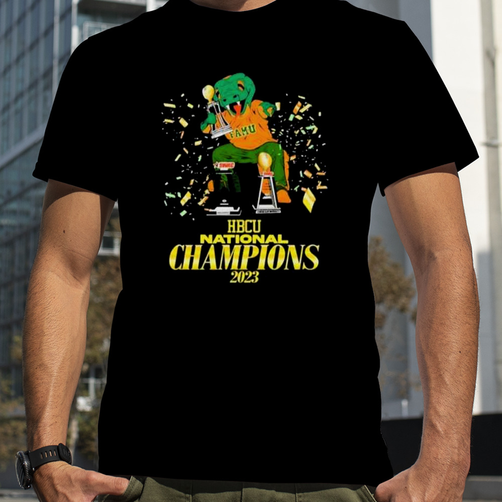 Florida AM Rattlers HBCU National Champions 2023 Mascot T-Shirt