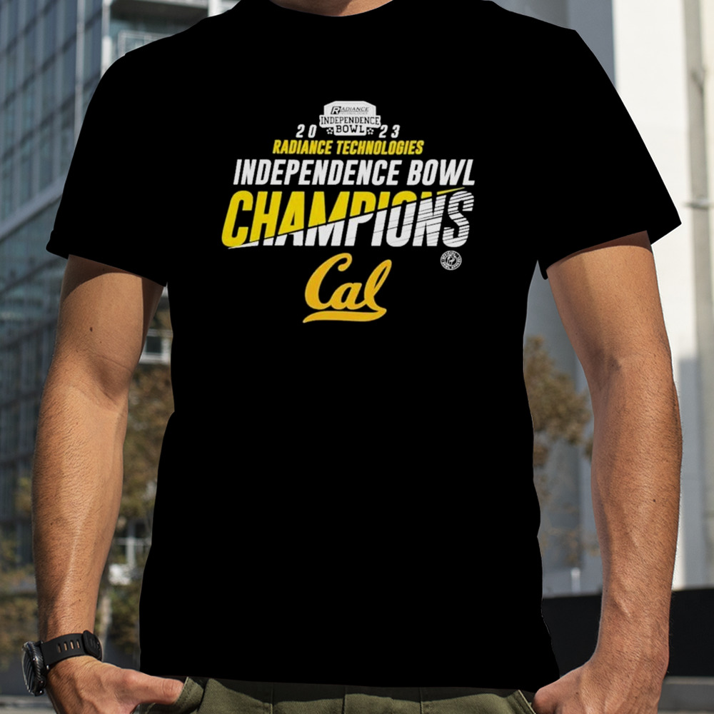 Independence Bowl 2023 Champions California Golden Bears Logo T-shirt