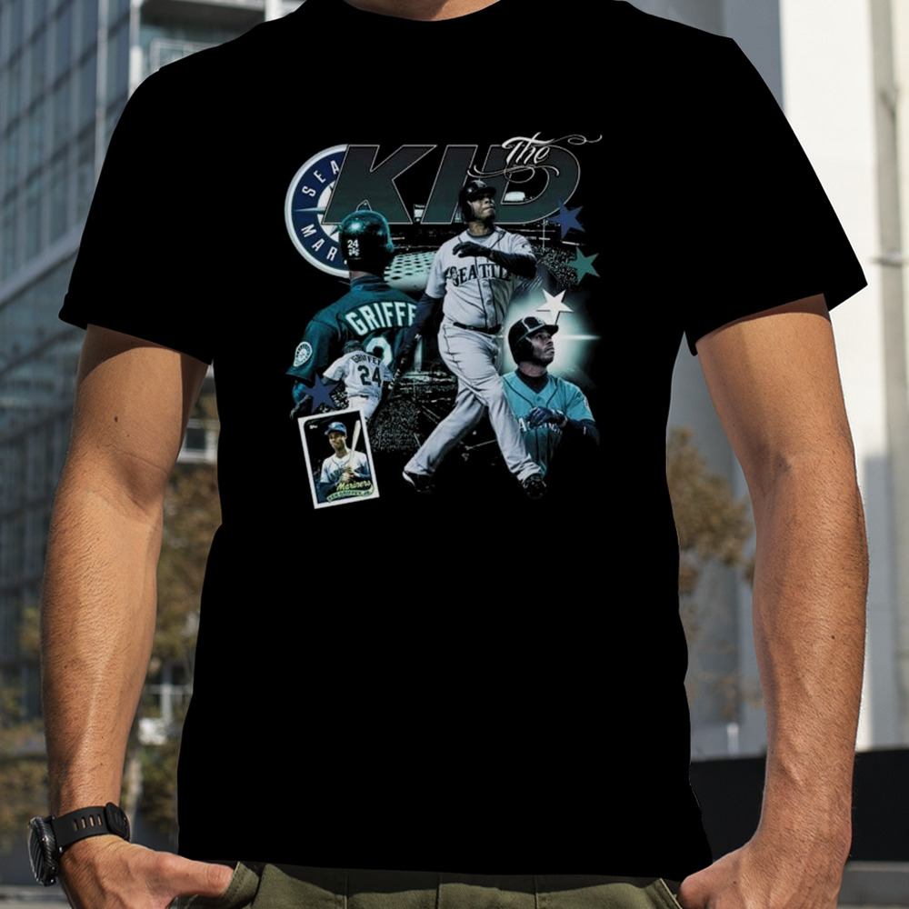 Ken Griffey Jr. 24 Seattle Mariners Baseball Player T-shirt