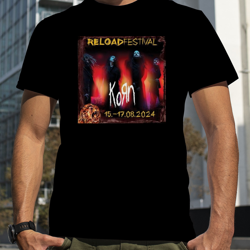 Korn Band Reload Festival 15-17 August 2024 T-shirt