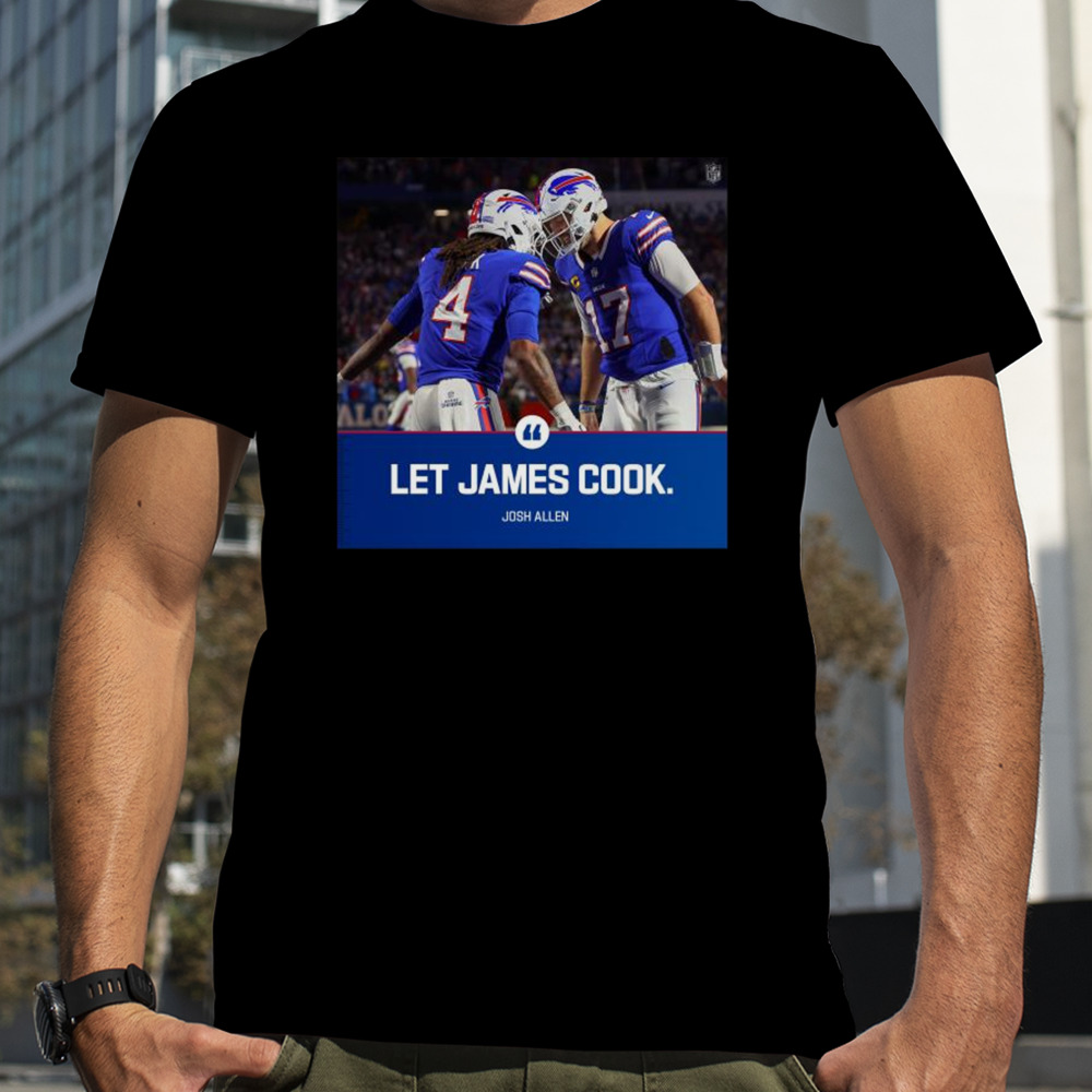 Let James Cook Josh Allen Shirt