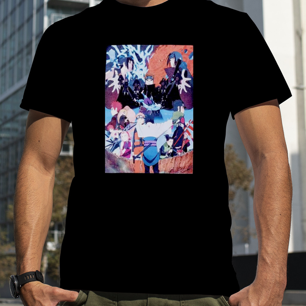 Naruto Shippuden 20th Anniversary Collage shirt