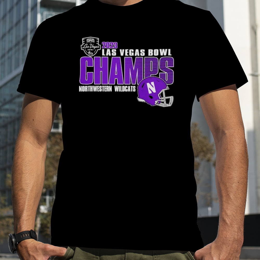 Northwestern Wildcats Champions 2023 Las Vegas Bowl T-shirt