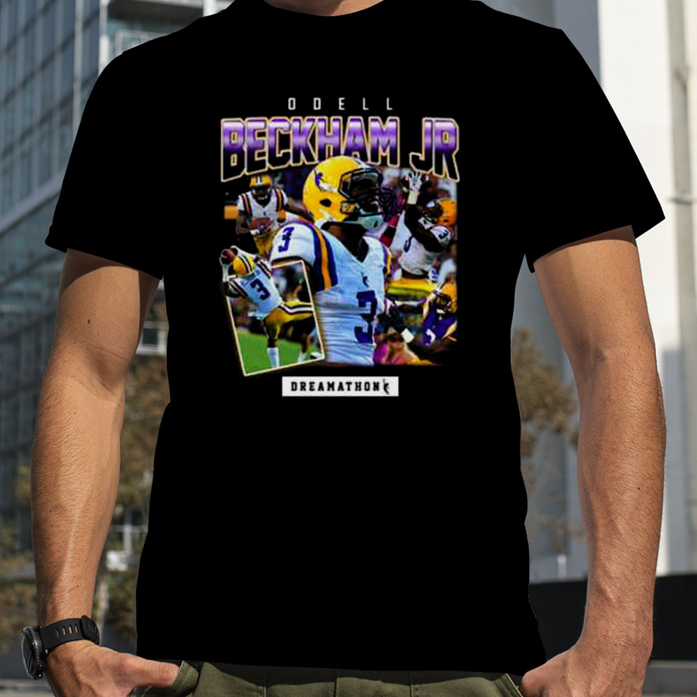 Odell Beckman Jr College x Dreamathon Retro Vintage Two Sides T-Shirt