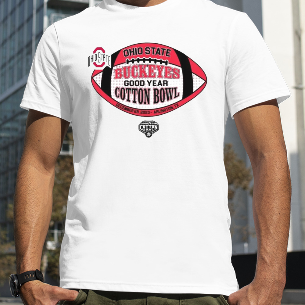 Ohio State Buckeyes 2023 Football Icon Elevated Bound Goodyear Cotton Bowl Dec 29 Shirt