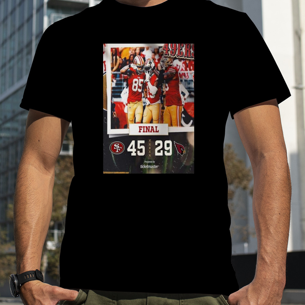 2023 Nfc West Champions Are San Francisco 49ers Defeat Cardinals With 45-29 T-shirt