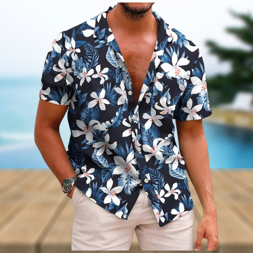 COOFANDY Mens Hawaiian Shirts Short Sleeve Casual Button Down Tropical Beach Shirt - Limotees