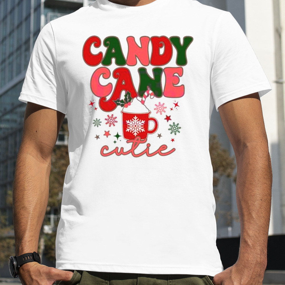 Candy cane cutie oatmeal natural cocoa shirt