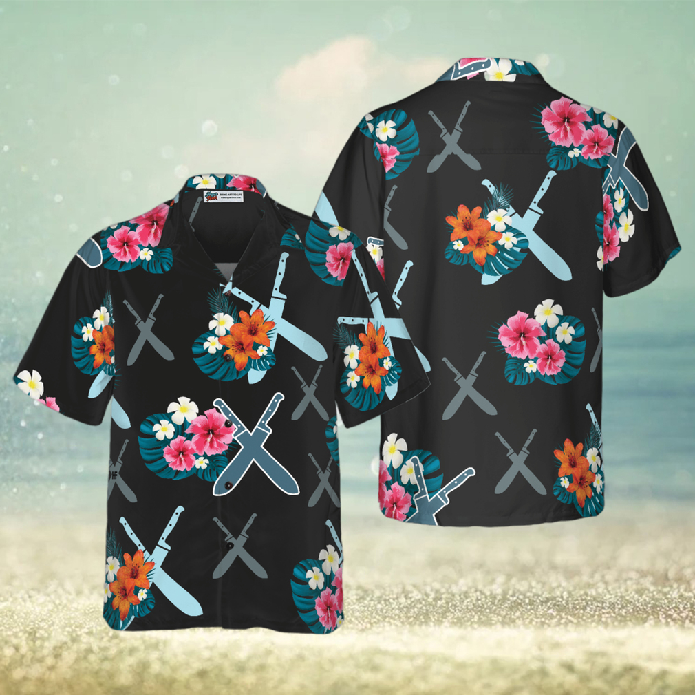 Chef Knives Tropical Hawaiian Shirt - Limotees