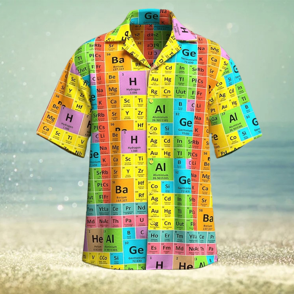 Chemical Elements Color Hawaiian Shirt - Limotees