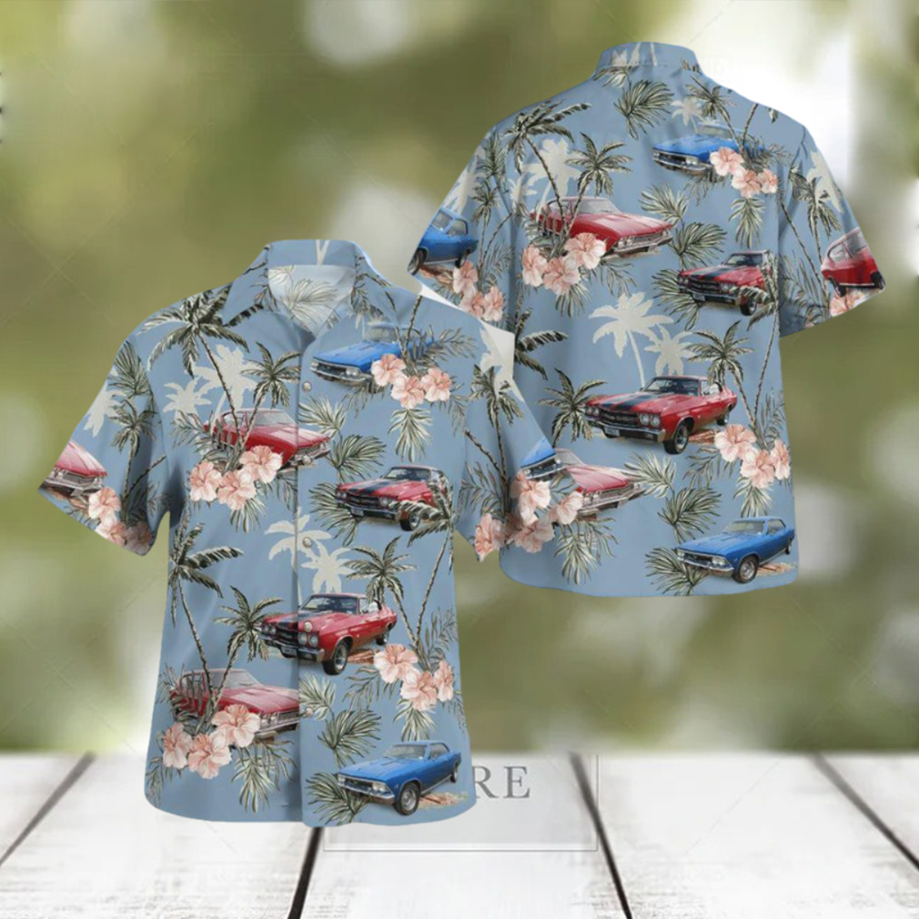 Chevrolet Chevelle Flower Car Lover Hawaiian Shirt - Limotees