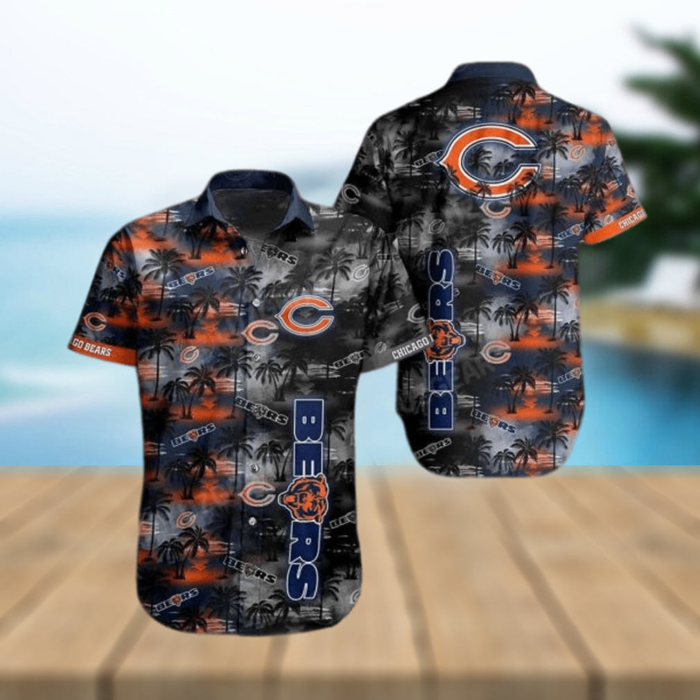 Chicago Bears NFL Hawaiian Shirt And Shirt Tropical Pattern Summer For Football NFL Fans - Limotees