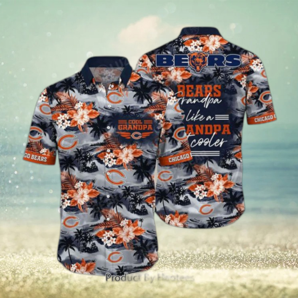 Chicago Bears NFL Hawaiian Shirt For Grandparent New Trending Beach Shirt - Limotees