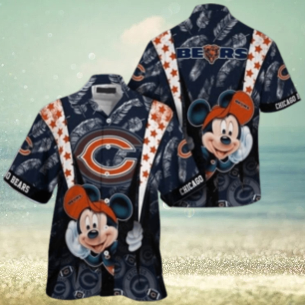 Chicago Bears nfl mickey mouse Hawaiian Shirt custom for fan - Limotees