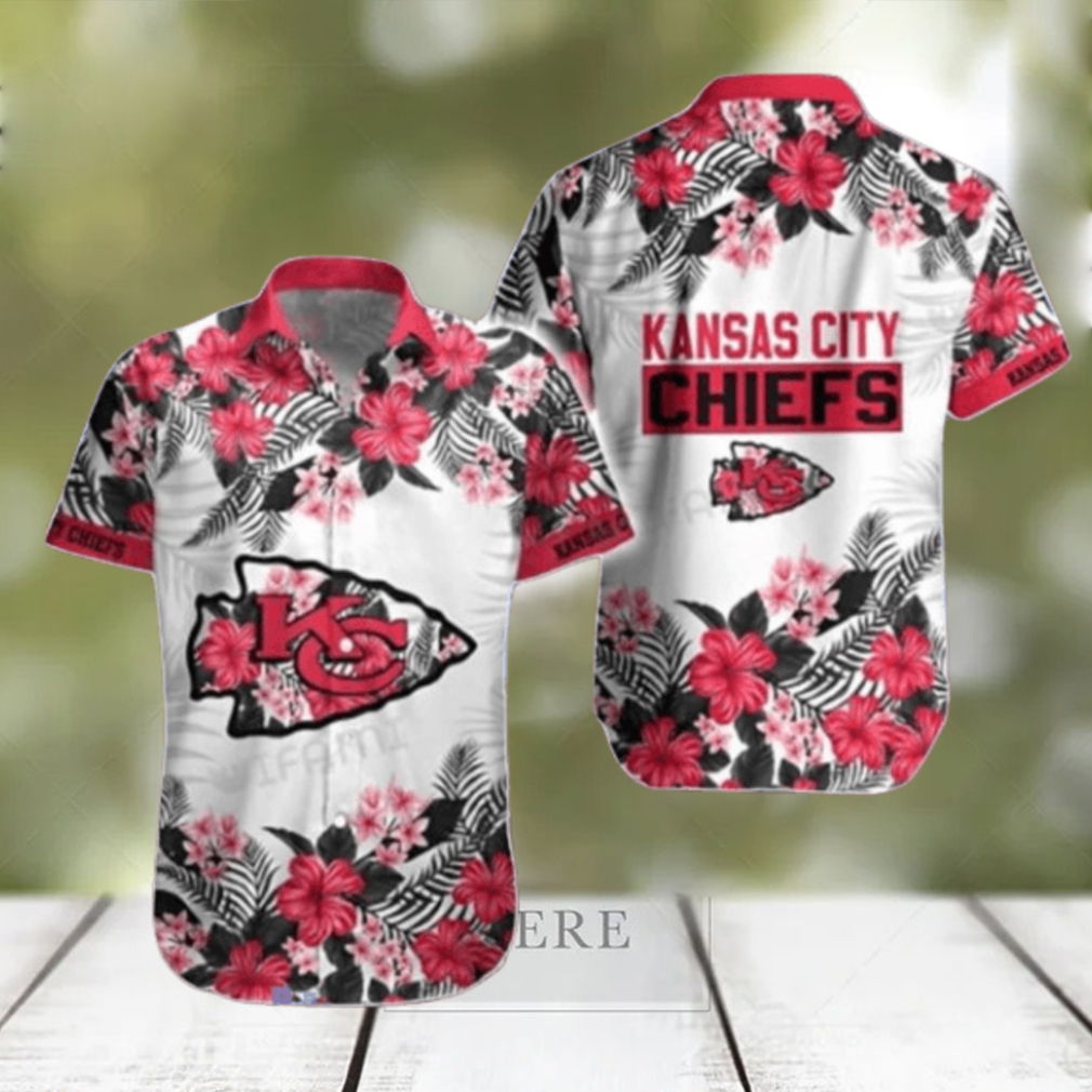 Chiefs Hawaiian Shirt Special Gift For Men And Women Tropical Floral Pattern Kansas City Chiefs Gift N - Limotees