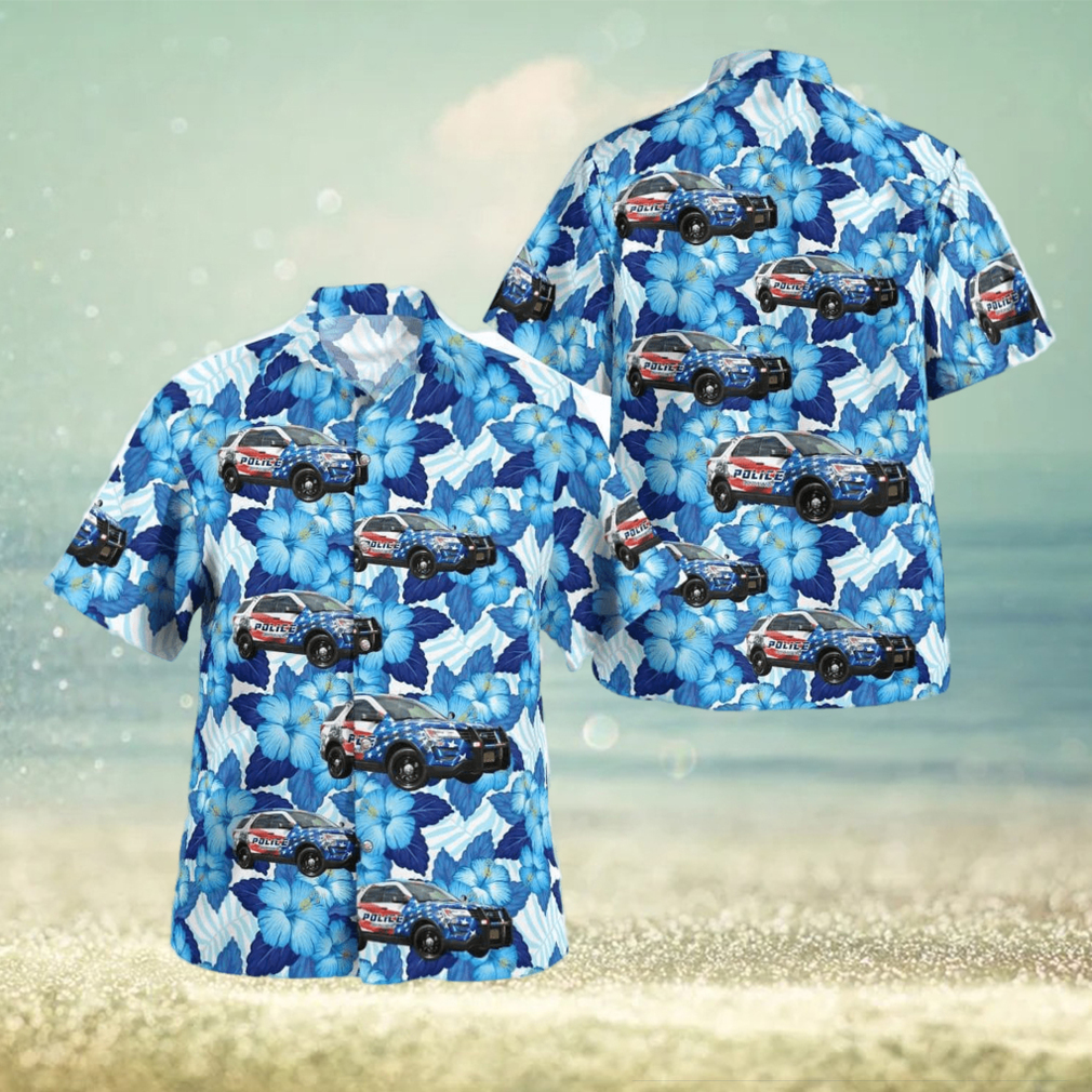 Christiansburg Police Department Virginia 2019 Ford Utility Hawaiian Shirt - Limotees