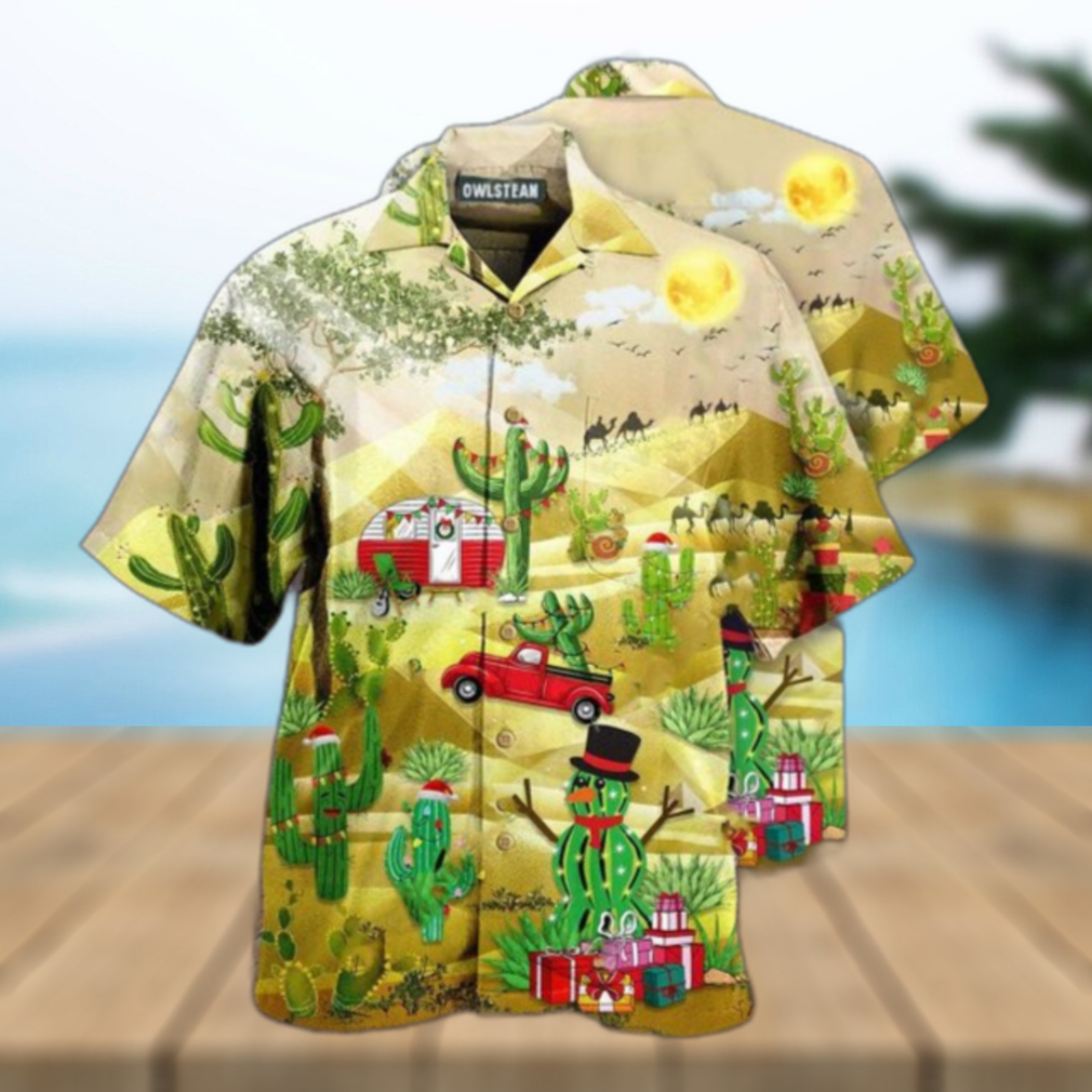 Christmas Life Is Better With A Cactus Edition Hawaiian Shirt - Limotees