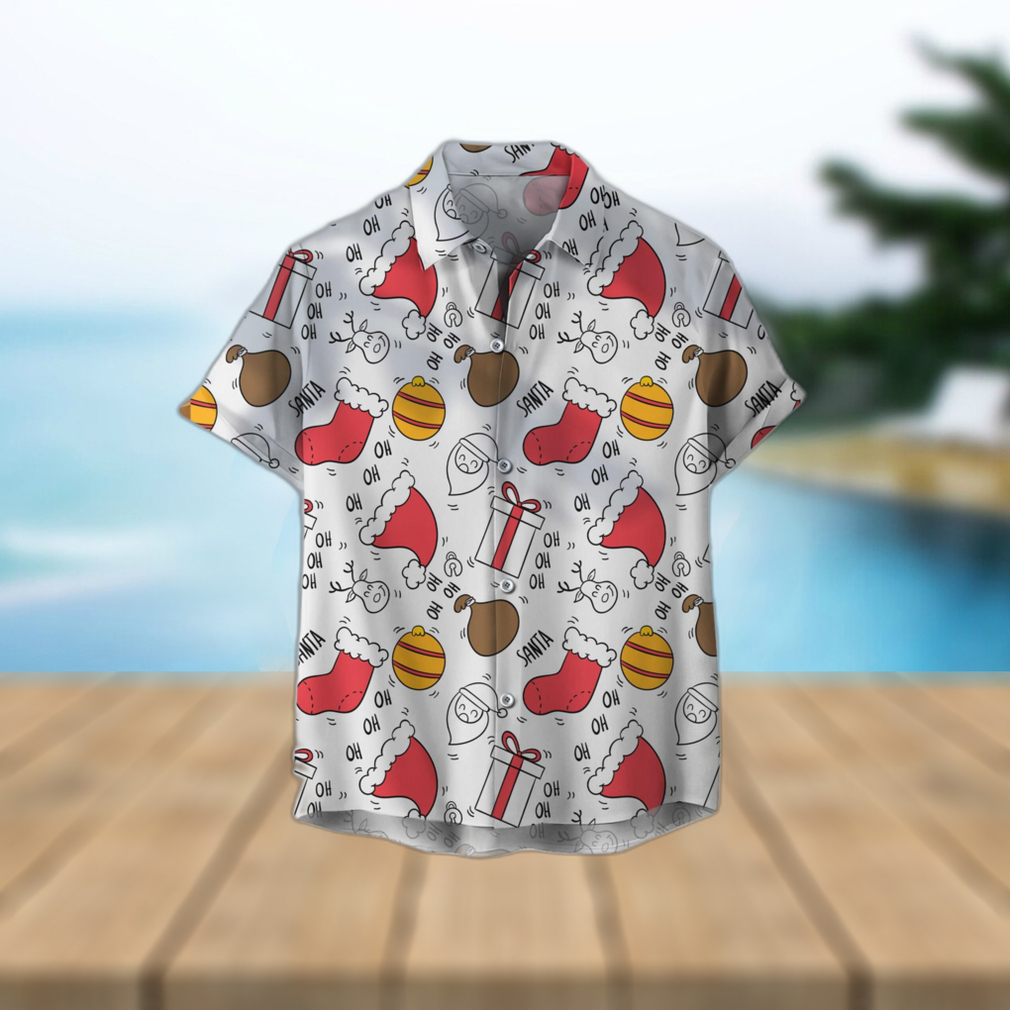 Christmas Pattern Unisex 3D Hawaiian Shirt New Gift For Men And Women Holiday - Limotees