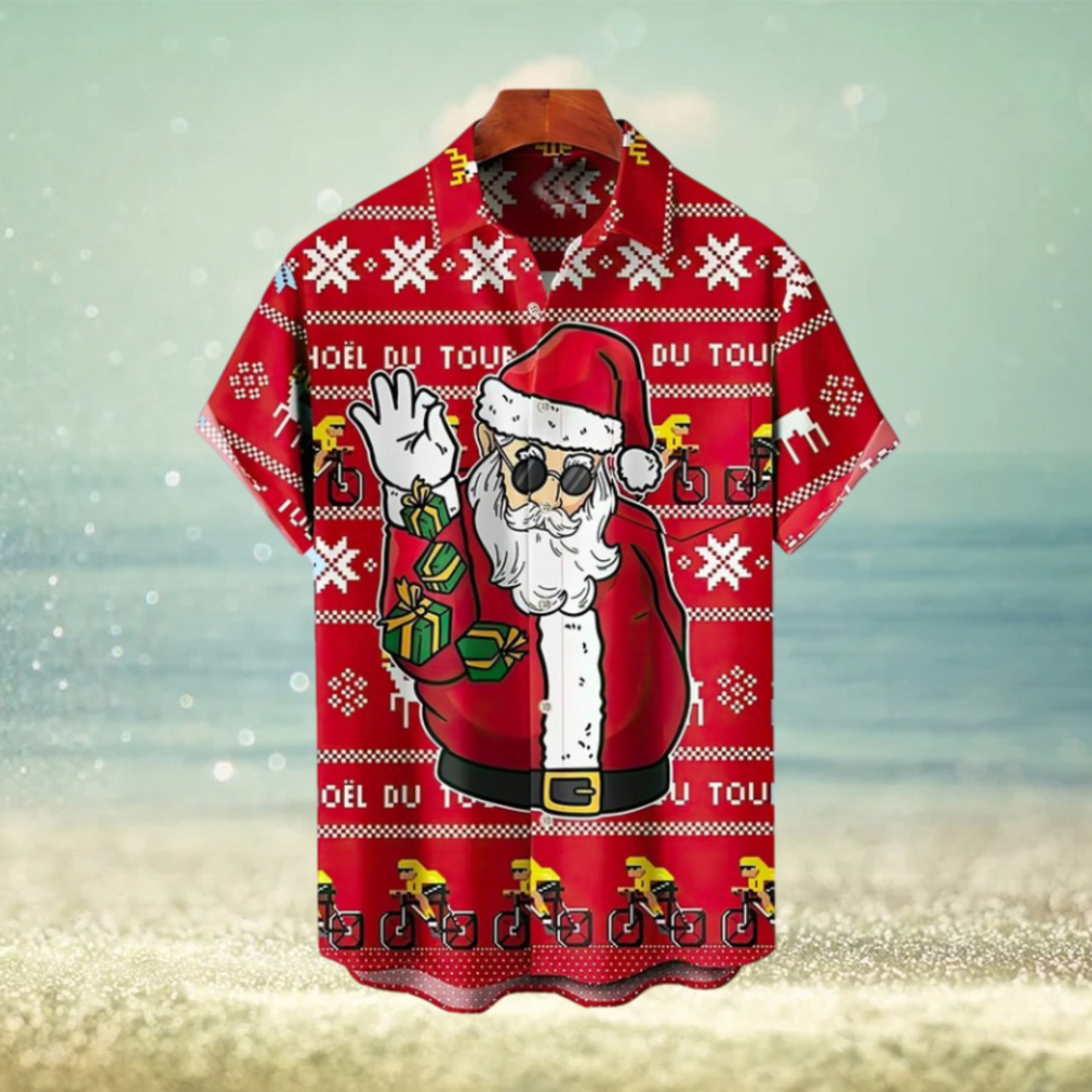 Christmas Santa Claus Elk Hawaiian Shirt - Limotees