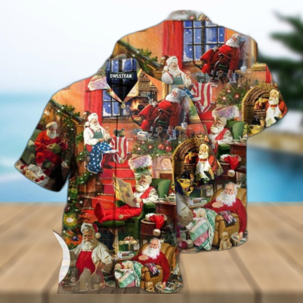 Christmas Santa Claus In Daily Life Edition Hawaiian Shirt - Limotees