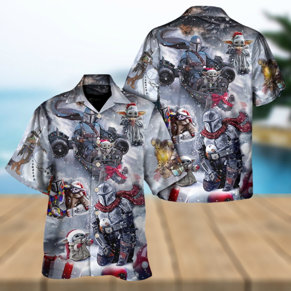 Christmas Star Wars Celebrates the Holidays With The Mandalorian & Baby Yoda Hawaiian Shirt - Limotees