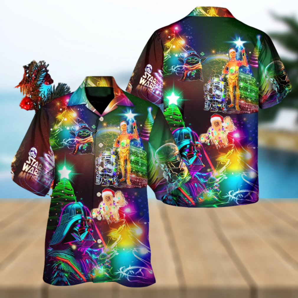 Christmas Star Wars Christmas Merry Everything Happy Always Hawaiian Shirt - Limotees