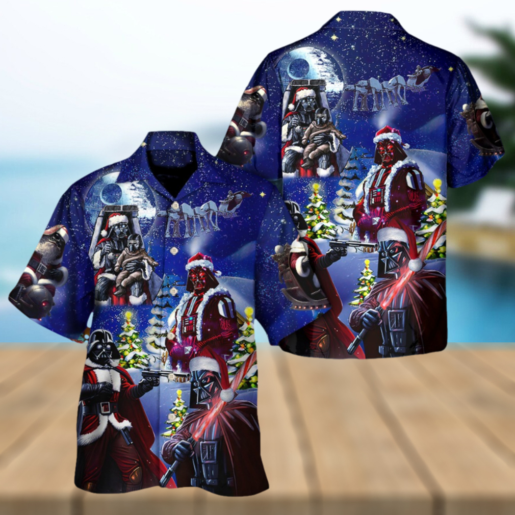 Christmas Star Wars Darth Vader Christmas Night Holiday Hawaiian Shirt - Limotees