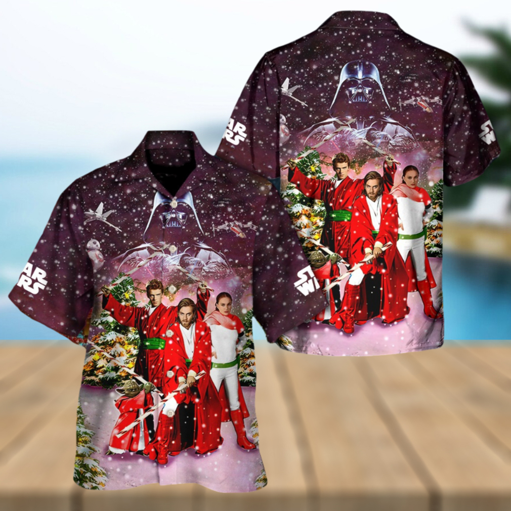 Christmas Star Wars Merry Christmas From The Force Hawaiian Shirt - Limotees