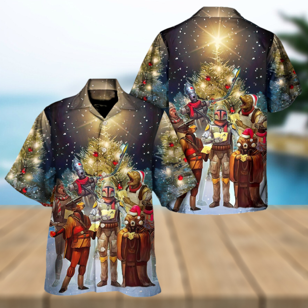 Christmas Star Wars Sing Christmas Songs Hawaiian Shirt - Limotees