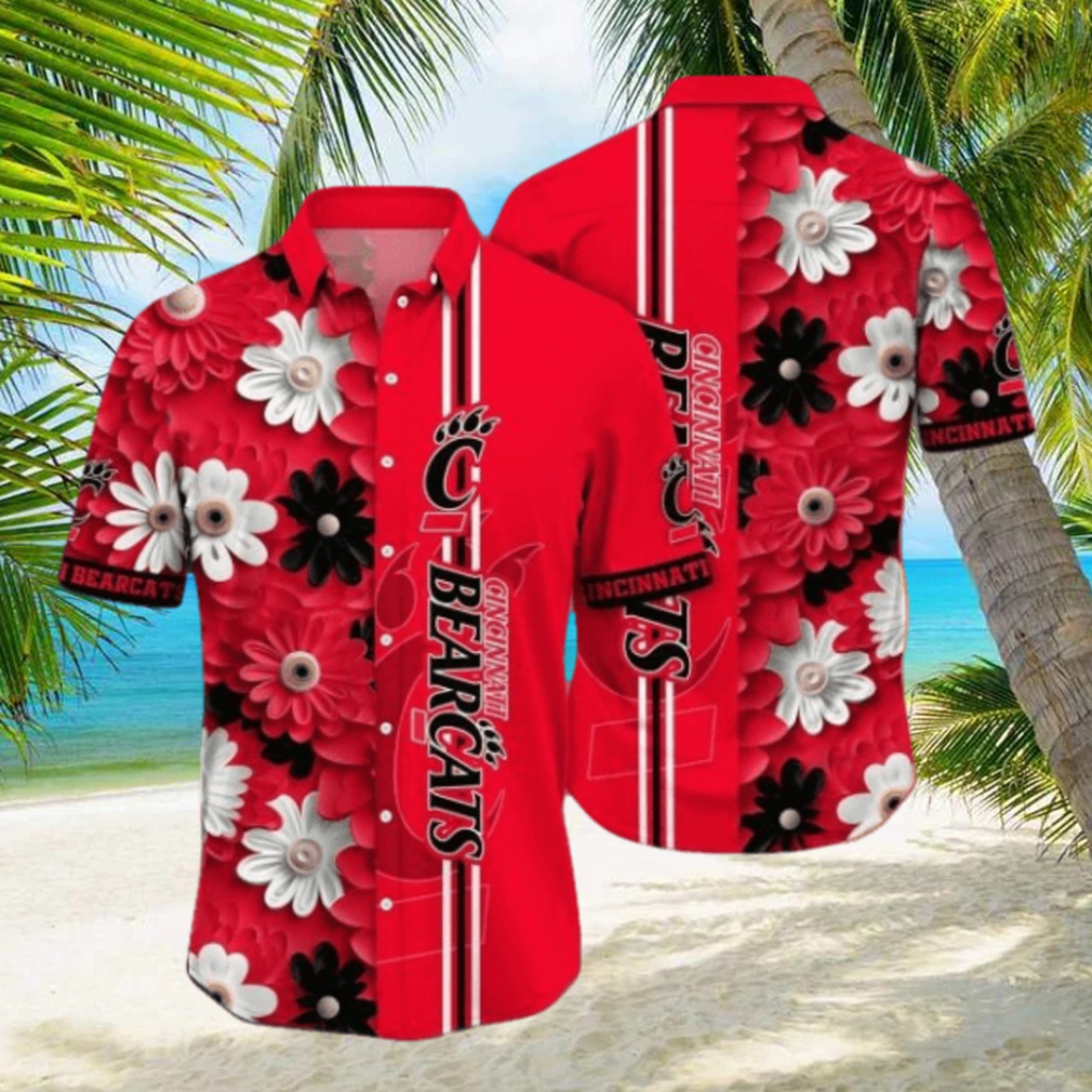 Cincinnati Bearcats NCAA3 Flower Hawaii Shirt For Fans - Limotees