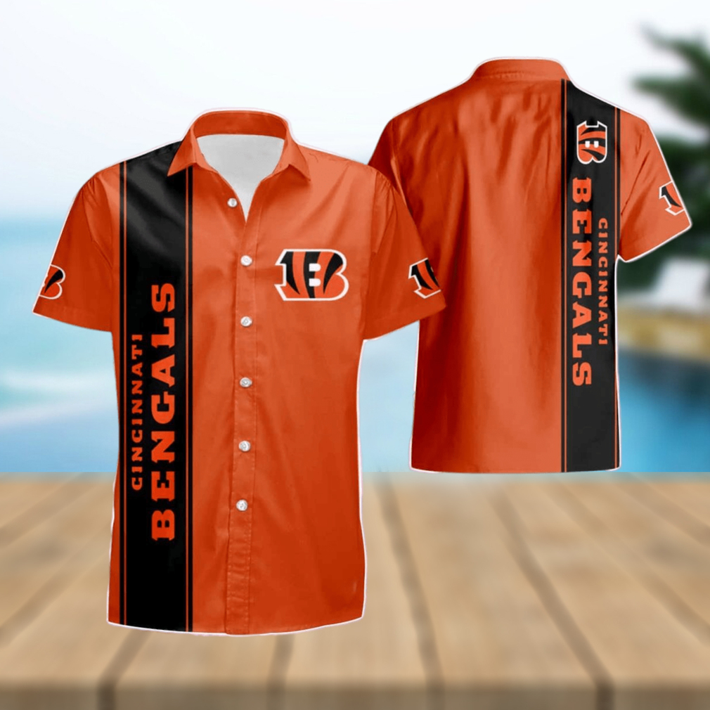 Cincinnati Bengals Football Aop Up Summer Hawaiian Shirt And Short - Limotees