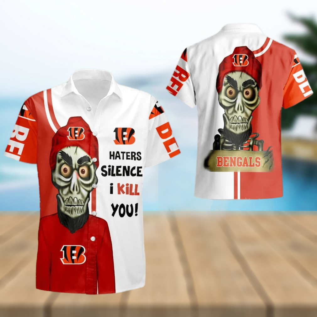 Cincinnati Bengals Haters I Kill You Hawaii Summer Hawaiian Shirt For Men And Women - Limotees