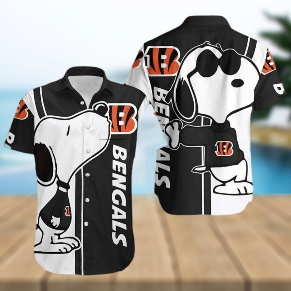 Cincinnati Bengals Snoopy Hawaiian Shirt For Men For Men - Limotees