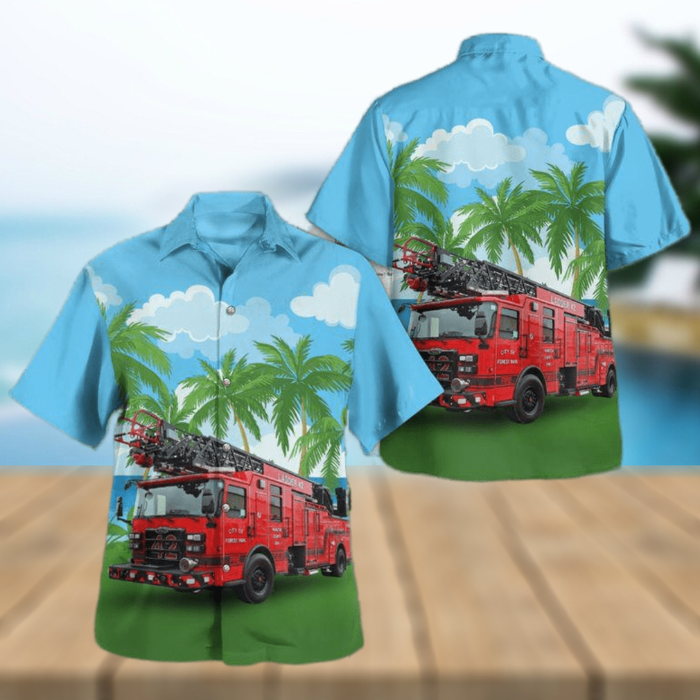 Cincinnati Ohio Forest Park Fire Department Hawaiian Shirt - Limotees