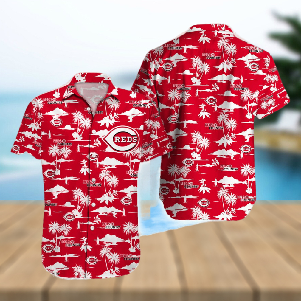 Cincinnati Reds MLB Hawaiian Shirt Coconut AOP Custom Name New For Men And Women - Limotees