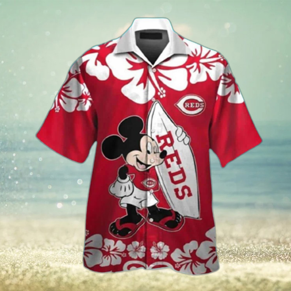 Cincinnati Reds Mickey Mouse Hawaiian Shirt Gift For Disney Lovers - Limotees