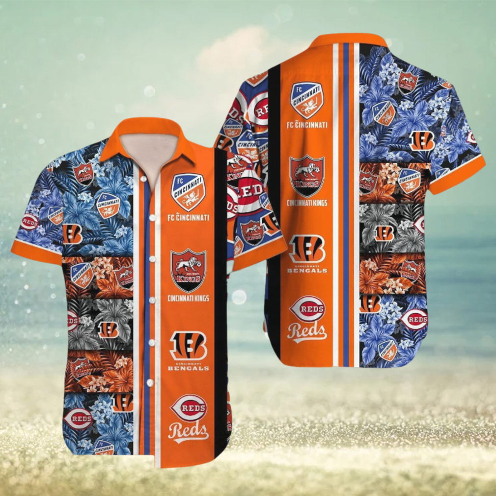 Cincinnati Sport Teams Hawaiian Shirt Sport Fans Lover Gift - Limotees