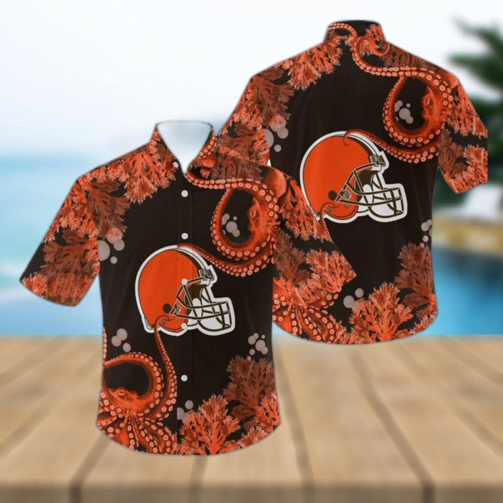 Cleveland Browns NFL Beach Trending Hawaiian Shirt Tropical Gift For Men And Women Fans - Limotees