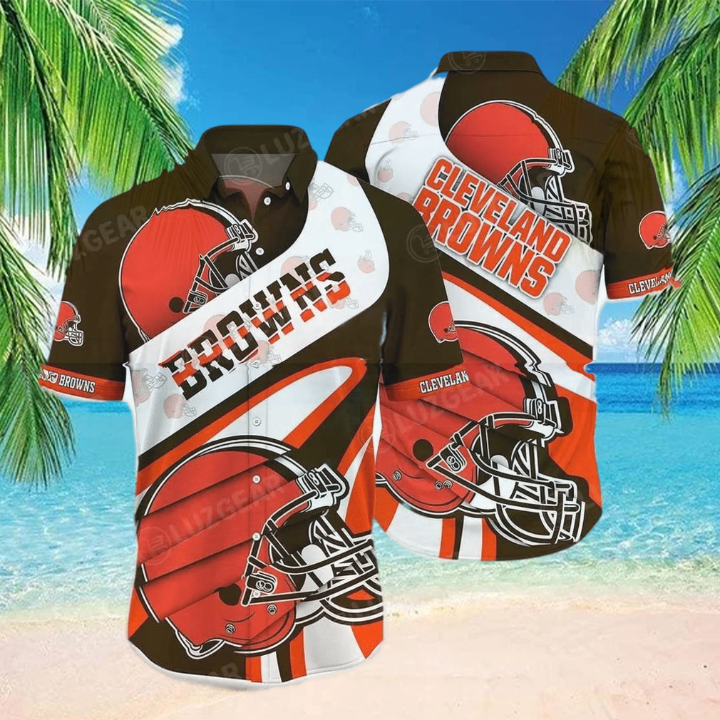 Cleveland Browns Nfl Beach Shirt For Sports Best Fans This Summer Nfl Hawaiian Shirt – Family Gift Ideas That Everyone Will Enjoy - Limotees