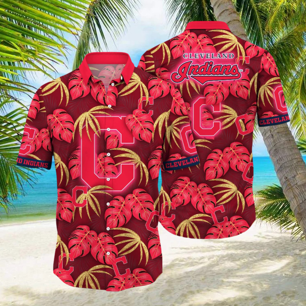 Cleveland Indians MLB Hawaiian Shirt Sunning Aloha Shirt - Limotees