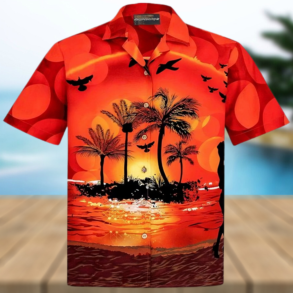 Coconut Tree Hawaiian Shirt For Man And Woman - Limotees