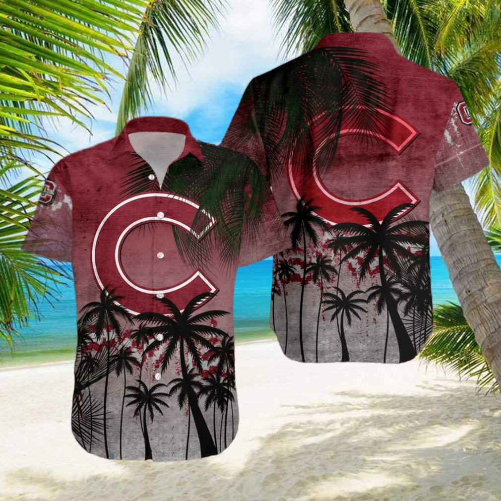 Colgate Raiders 3D Hawaiian Shirt Coconut Tree Tropical Grunge NCAA Summer Beach hawaiian shirt - Limotees