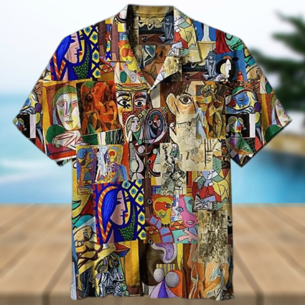 Collage De Picasso 3D Funny Hawaiian Shirt - Limotees