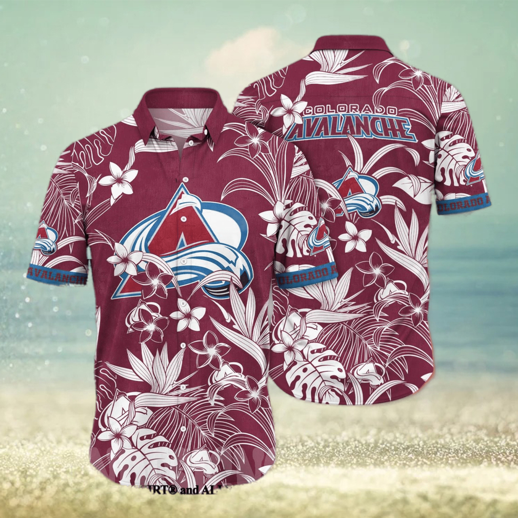 Colorado Avalanche NHL Floral Full Printed 3D Hawaiian Shirt 5fZSa5AXJ - Limotees