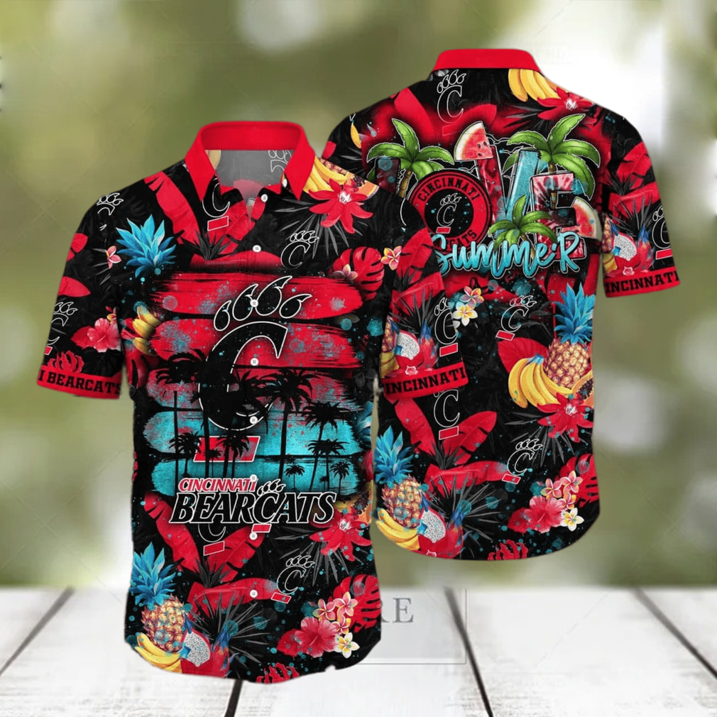 Colorful Aloha Cincinnati Bearcats NCAA Hawaiian Shirt - Limotees