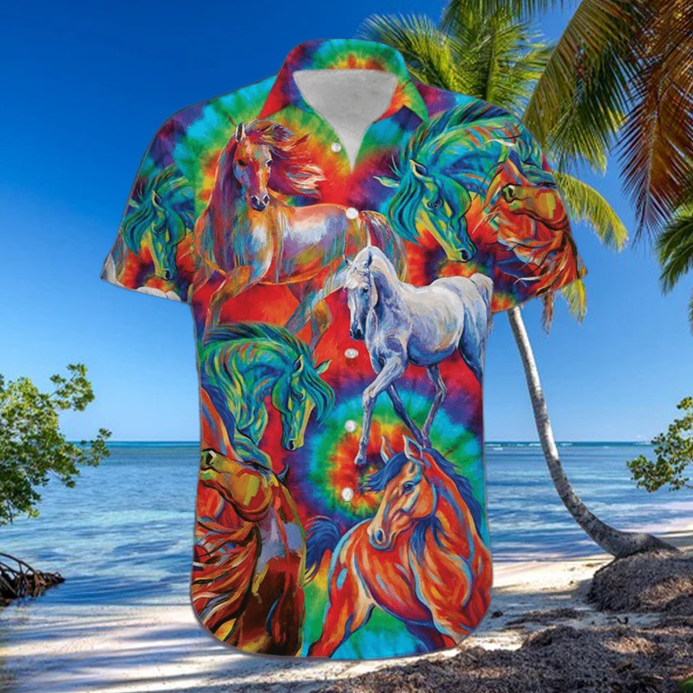 Colorful Horse Unisex Hawaiian Shirts - Limotees