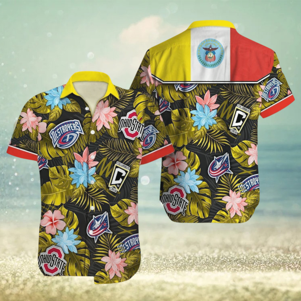 Columbus Sport Teams Hawaiian Shirt Summer Holiday Gift - Limotees