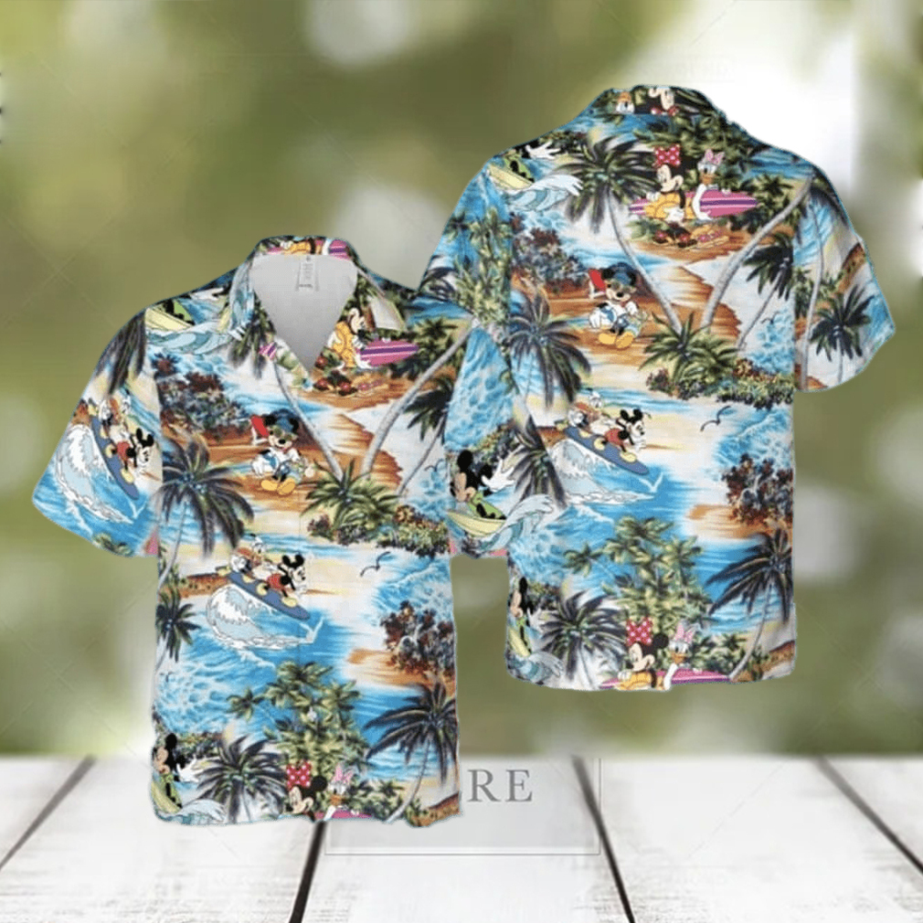 Cool Aloha Mickey Mouse Hawaiian Shirt Summer Vibes Beach Gift For Him - Limotees