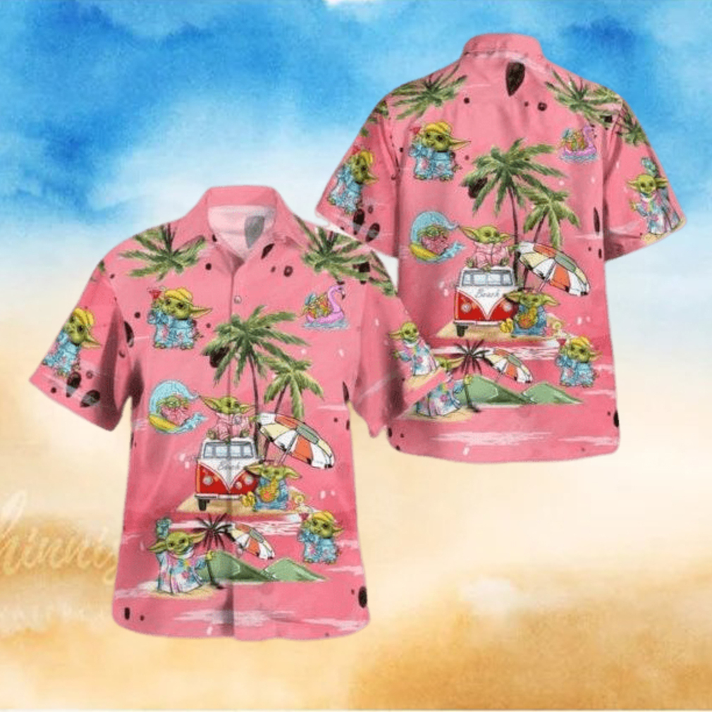 Cool Baby Yoda Star Wars Funny Hawaiian Shirts - Limotees